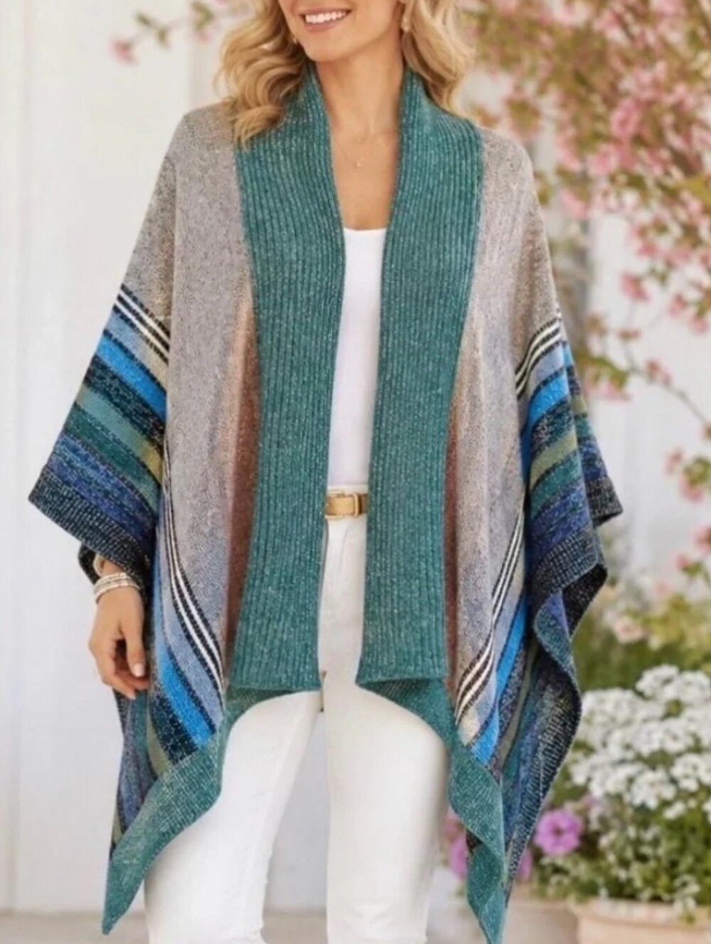 CAbi Windchill Wrap Sweater Poncho Limited Edition Women's Size XS/S Style 3846